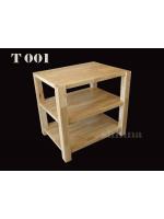 ชั้นวางทีวี เครื่องเสียง ไม้แท้