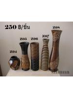 แจกันไม้แท้