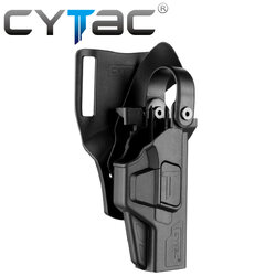 (งานแท้) ซองปืนพร้อมเพลทลดต่ำ Lock 2 ชั้น Cytac ปลดนิ้วชี้