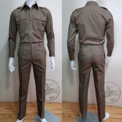 ชุดกากีตำรวจ BB สนว.01 อย่างดี