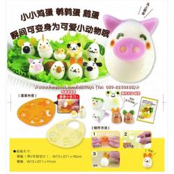 อุปกรณ์แม่พิมพ์สำหรับตกแต่งไข่ต้ม / ไส้กรอก ทำออกมาแล้วน่ารักมากนะคะ