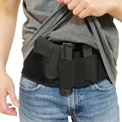 ซองปืนยางยืด + ช่องใส่ของ ซ่อนปืนรอบเอว