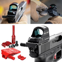 เพลทสี่เหลี่ยมติด Dot ปืน Glock Reflex Mount