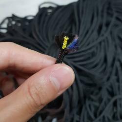 เชือกร่มไทย มีไส้ สีดำ (ราคาต่อเมตร)