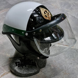 หมวกจราจร เทศกิจ (มีกระจก)