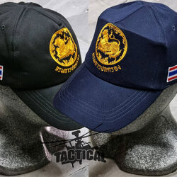 หมวกแก๊ป สิงห์กลม กรมการปกครอง ซิปหลัง (ดำ กรมท่า)