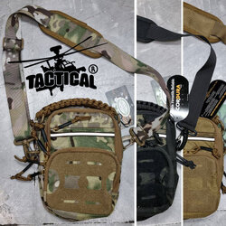 กระเป๋าสะพายข้างแบบ Molle หูหิ้วร้อยเชือกพาราคอร์ด