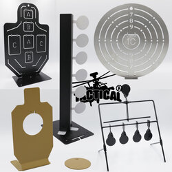 รวมเป้าเพลทเหล็ก สำหรับฝึกซ้อมยิงปืนบีบีกัน