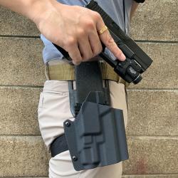 ซองปืนรัดขา Glock 19 (สำหรับปืนติดไฟฉาย TLR-7, TLR-8)