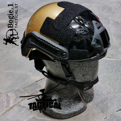 หมวก Fast สายตรวจ ทอง-ดำ BG1 (ปรับหลังแบบใหม่)