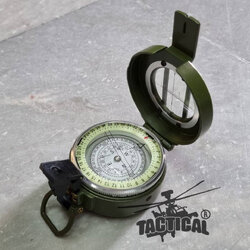 เข็มทิศ ทหาร ทรงกลม (Lensatic Compass)