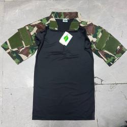 เสื้อ Combat Shirt แขนสั้น พรางป่าไม้ (กรมอุทยานลายนก)