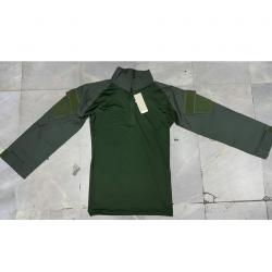 เสื้อ Combat Shirt เขียว กลางเขียว
