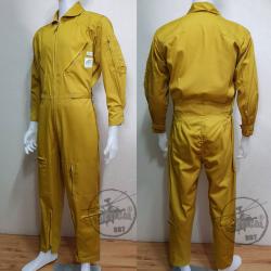 ชุดหมีเปิดซิป สีเหลือง