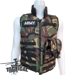 ปลอกเสื้อเกราะคอนูน พรางเขียว (บีบีกัน)