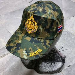 หมวกแก๊ป ดต.อส. กรมการปกครอง ระเบียบใหม่ ซิปหลัง