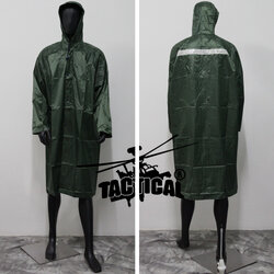 เสื้อกันฝนโค้ด + แถบสะท้อนแสงหลัง (ตราช้าง)