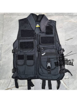 ปลอกเสื้อเกราะคอปกนูน รุ่นใส่ปืนสั้น ตีนตุ๊กแกพิเศษ