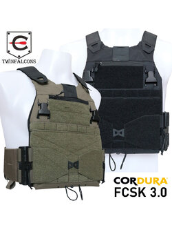 ปลอกเสื้อเกราะ (ปลดไว) FCSK 3.0 Plate Carrier ยี่ห้อ Twinfalcons (งานแท้)