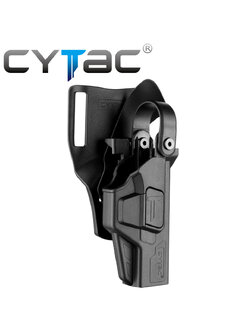 (งานแท้) ซองปืนพร้อมเพลทลดต่ำ Lock 2 ชั้น Cytac ปลดนิ้วชี้