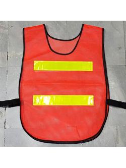 เสื้อสะท้อนแสง 4 แถบ (หน้า-หลัง) มี 3 สี