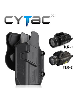 (งานแท้) ซองปืนพกนอก Mega-Fit ติดไฟฉาย TLR-1, TLR-2