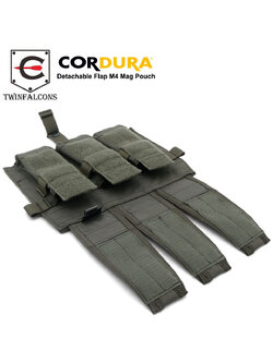 ซองแม็ก Detachable Flap M4 Mag Pouch ยี่ห้อ Twinfalcons (งานแท้)