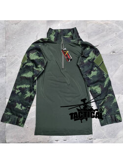 เสื้อ Combat Shirt ดิจิตอลทบ. กลางเขียว สีใหม่