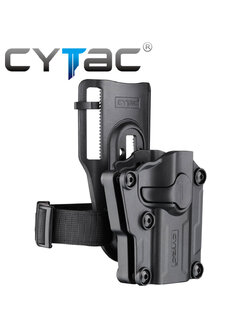 (งานแท้) ซองปืน Mega-Fit + เพลทลดต่ำ + รัดขา ยี่ห้อ Cytac