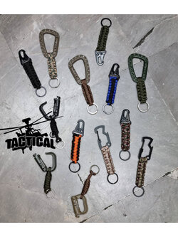 (รวม) พวงกุญแจเชือก Carabiner Tactical Link