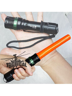 ไฟฉาย UltraFire กล่องไฟเบอร์เขียว