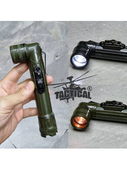 ไฟฉายหัวงอ เล็ก (ไฟสีส้ม/ขาว)