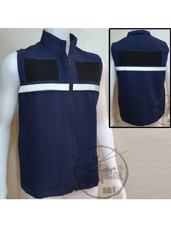 เสื้อกั๊กตร.กรมท่า แถบสะท้อนแสงหน้า-หลัง ยี่ห้อ TACTICAL
