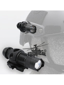 ไฟฉายติดรางข้างหมวก Fast / Mich