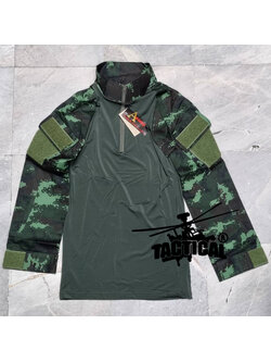 เสื้อ Combat Shirt ดิจิตอลทบ. กลางเขียว
