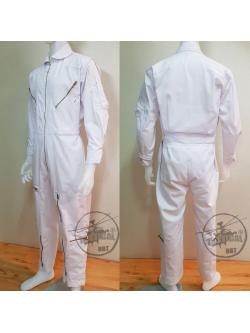 ชุดหมีเปิดซิป สีขาว