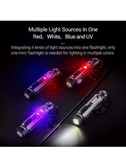 Nextorch K40 Multi-light Source Keychain Flashlight