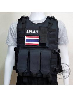 ปลอกเสื้อเกราะไซราส ดำ