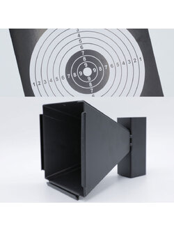 เป้าเพลทเหล็ก (กล่อง) + เป้ายิง