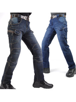 กางเกง IX7 สียีนส์ ผ้ายืด