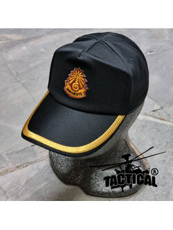 หมวกแก๊ป ดำ อปพร. ดิ้นทอง 1 แถบ