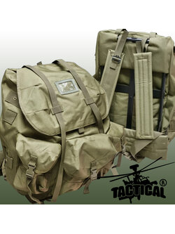 เป้ตชด.โครงเหล็ก สีเขียว