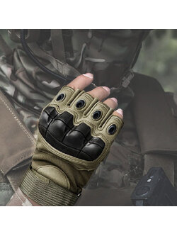 ถุงมือครึ่งนิ้ว OK สนับนิ่ม (3 สี)