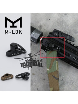 แป้นหูกระวินจับราง M-Lok + หูกระวิน ยี่ห้อ BCM