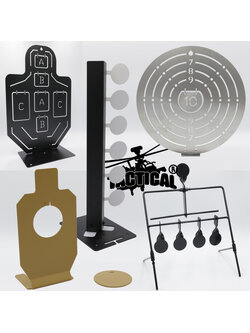 รวมเป้าเพลทเหล็ก สำหรับฝึกซ้อมยิงปืนบีบีกัน