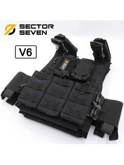 ปลอกเสื้อเกราะ Sector Seven รุ่น V6 (ปลดไวยางยืด)