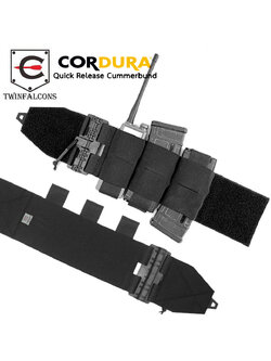 ชุดสายโอบ-ปลดไว (ยางยืด) Quick Release Cummerbund ยี่ห้อ Twinfalcons (งานแท้)