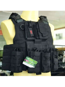 ปลอกเสื้อเกราะ KAIY 4 ช่องแม็ก (KV008) มีแผ่นข้าง