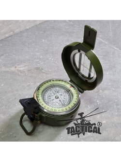 เข็มทิศ ทหาร ทรงกลม (Lensatic Compass)