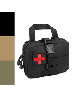 กระเป๋าพยาบาลสนาม B03 (แบบกระตุกไว) ทรงแนวนอน